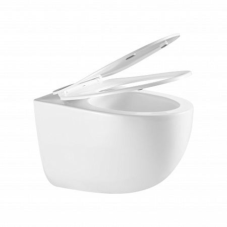 Подвесной унитаз безободковый Terminus Енисей Monolit 560х390 белый Прокопьевск - фото 7