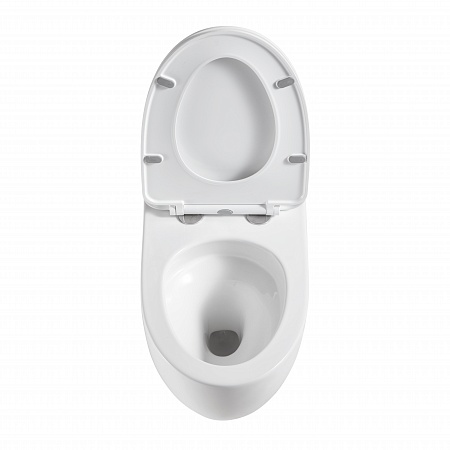 Подвесной унитаз безободковый Terminus Енисей Monolit 560х390 белый Прокопьевск - фото 3