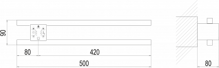 Полка Электро П2 ПРОФ 500х90 NEW Прокопьевск - фото 4